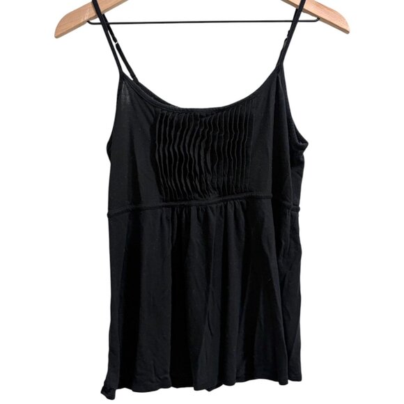 Y2K Mossimo Babydoll Modal Tank Black Size Medium - Picture 1 of 4